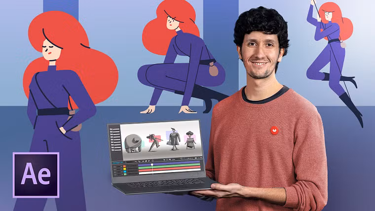 Vectorial Animation Frame by Frame Style with After Effects
