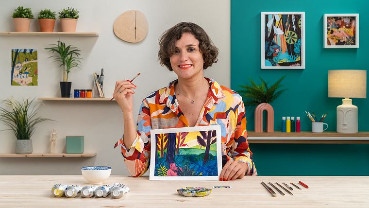 Techniques de couleur et d’éclairage à la peinture acrylique