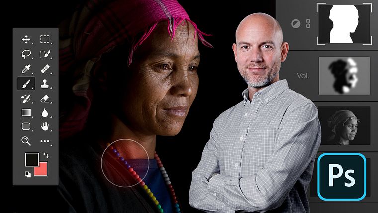 Adobe Photoshop voor het bewerken en retoucheren van foto's