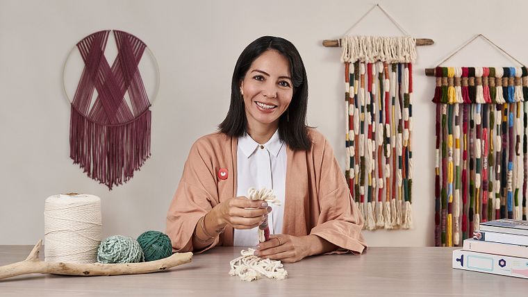 Macramé : techniques de tissu noué