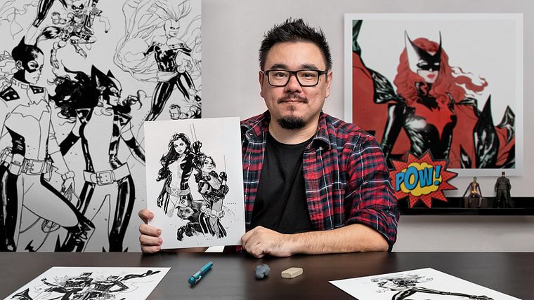 Weibliches Charakterdesign für Comics