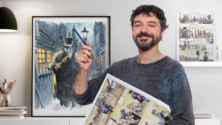 Watercolor Coloring for Comics and Illustrations