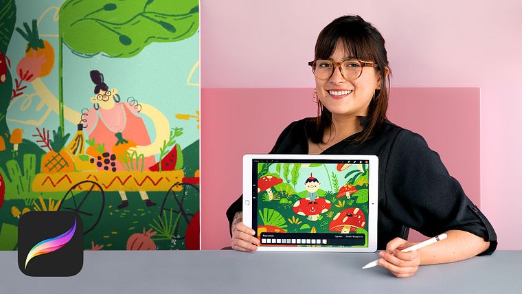 Ilustração e criação de GIF no Procreate