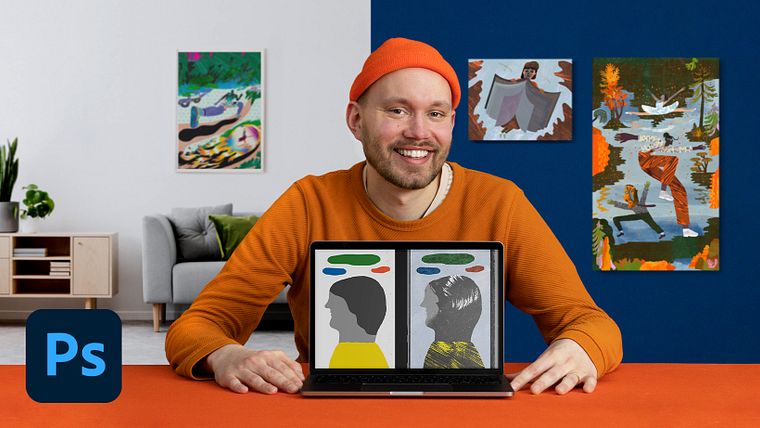 Création de textures pour illustration numérique sur Photoshop