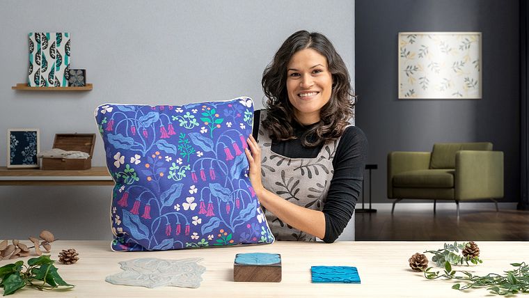 Block printing e design de padrões digitais