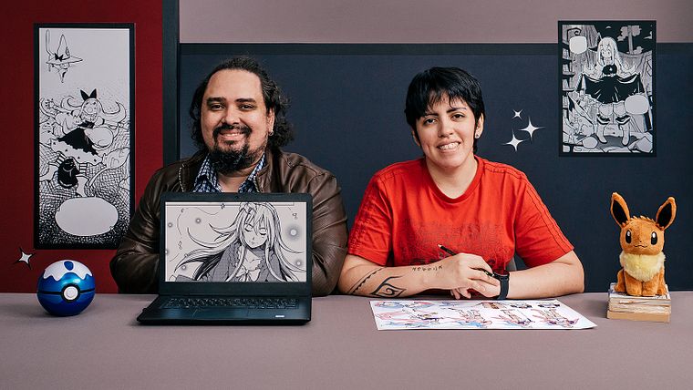 Desenho de personagens mangá do zero