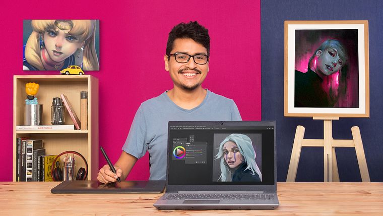 Prinsip lukisan digital untuk potret
