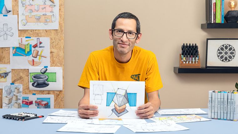 Technical Drawing Techniques for 3D Representation