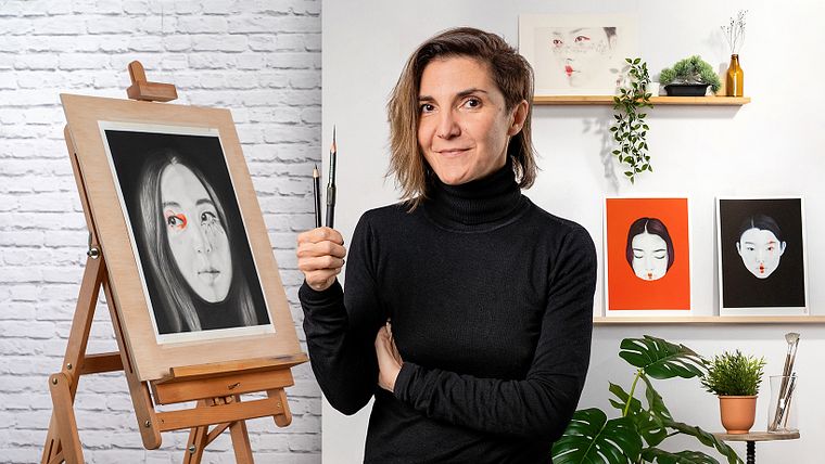 Eigentijds portretteren met grafiet