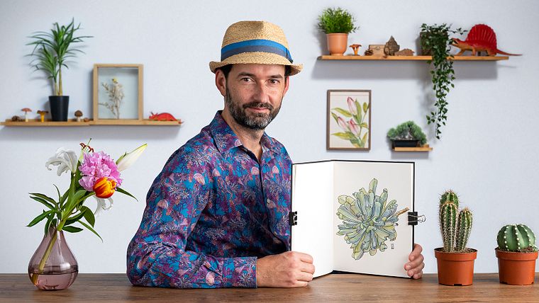 Botanisches Zeichenheft: ein meditativer Ansatz