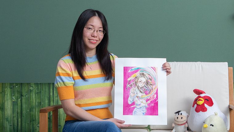 Portrety w stylu manga techniką akwarelową