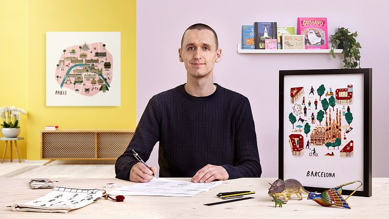 Illustrations urbaines colorées : représentez votre lieu préféré