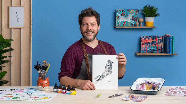 Ilustrație creativă: joacă-te cu materiale neașteptate