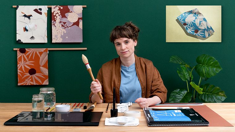 Modernes Printdesign: Maßstab, Farbe und Komposition