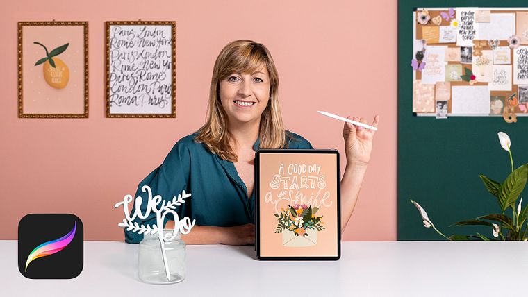 Caligrafia e lettering básicos com Procreate