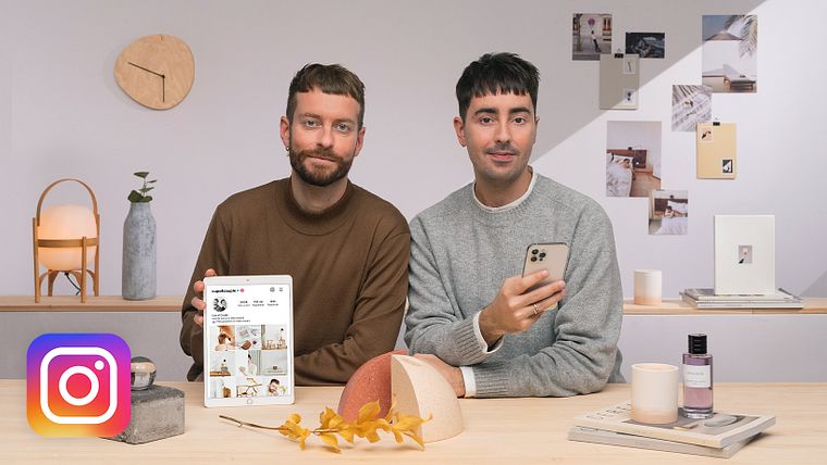 Inspirierender visueller Content für Instagram