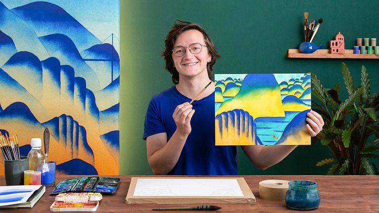 Techniques d’aquarelle moderne : couleur, onirisme et émotions
