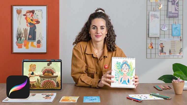 Einführung in professionelle Kinderbuchillustration mit Procreate