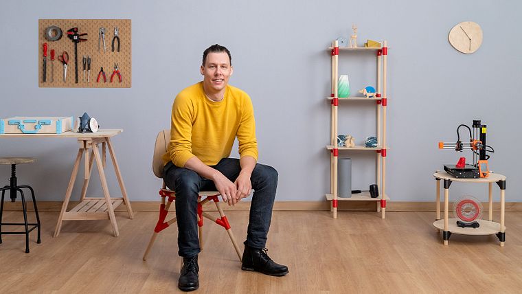 Möbeldesign mit 3D-Druck und Holz