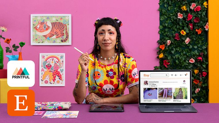 Etsy : lancez une collection créative avec Printful