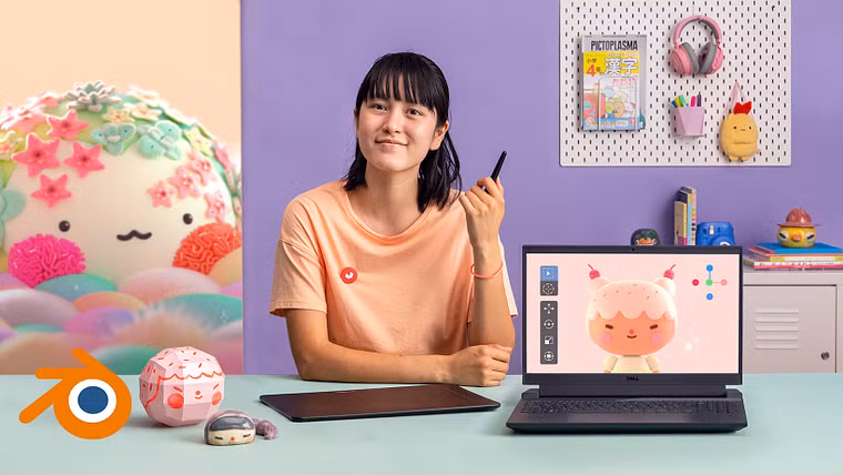 Kawaii-Figuren in 3D mit Blender
