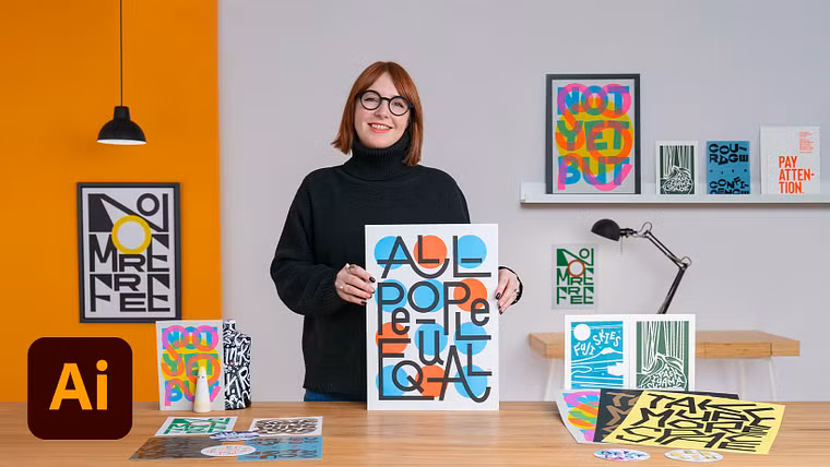 Illustrator : typographie ludique et communication efficace