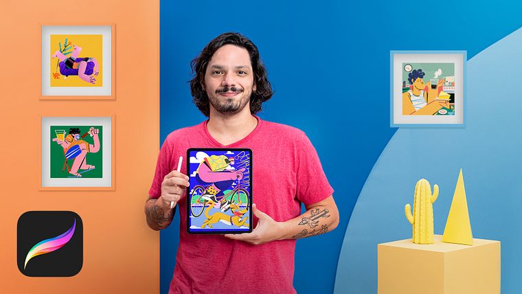 Ilustrații vibrante în Procreate de la zero