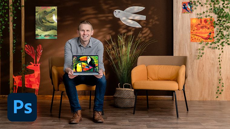 Lebhafte Tierillustrationen mit Photoshop