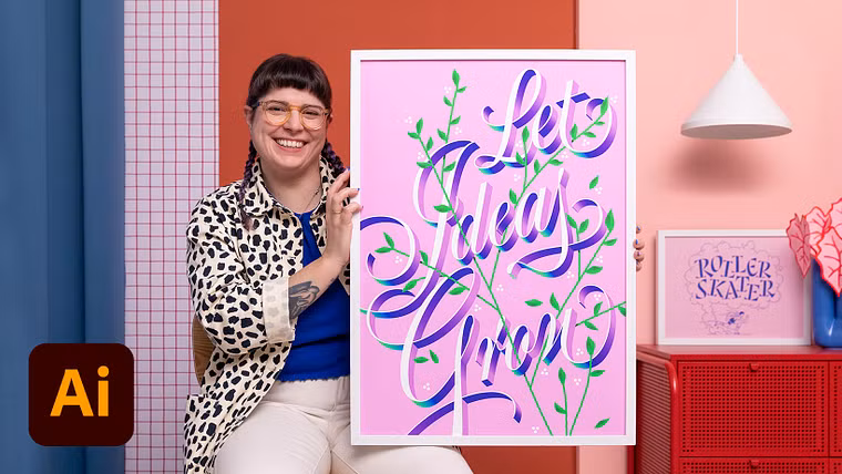 Lettering 3D dinâmico com Illustrator