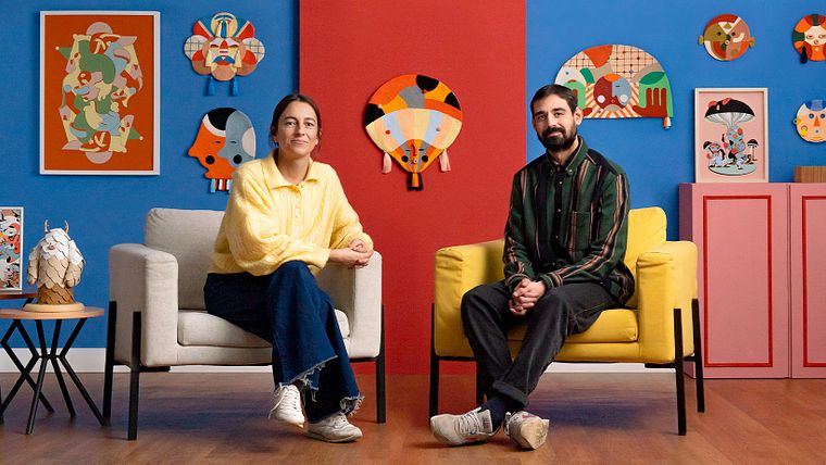 Punch needle: ricama maschere decorative