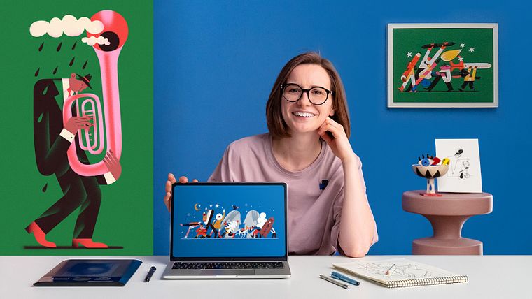 Exploration de personnages pour des illustrations expressives