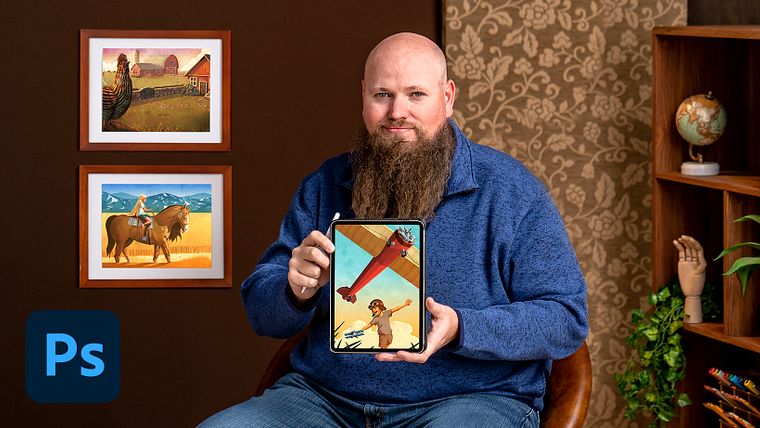 Kinderbuchillustration mit Photoshop