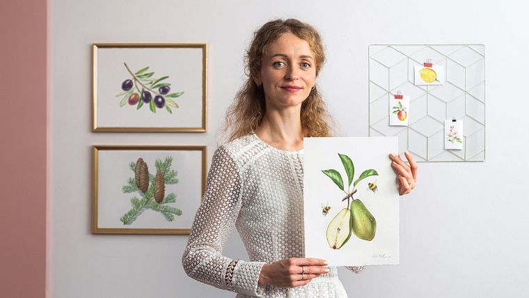 Realistic Botanical Illustration: Escape to Nature