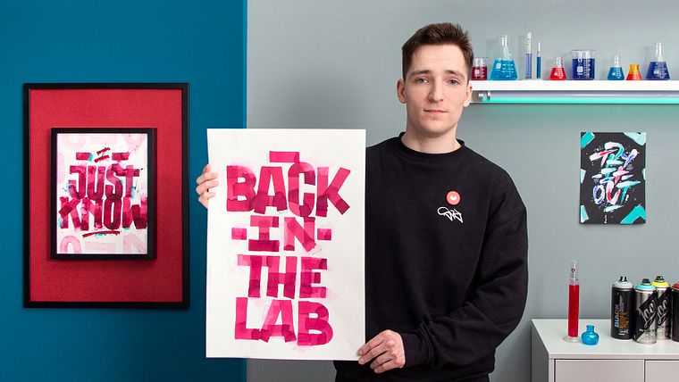 Techniki letteringu freestyle