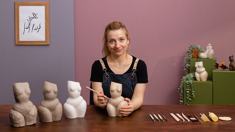 Modelage de figures en argile