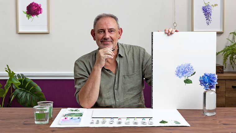 Ilustracja botaniczna akwarelami: technika szrafowania