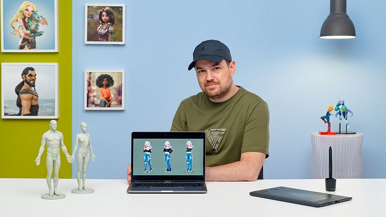 ZBrush: Modellierung eines stilisierten Charakters