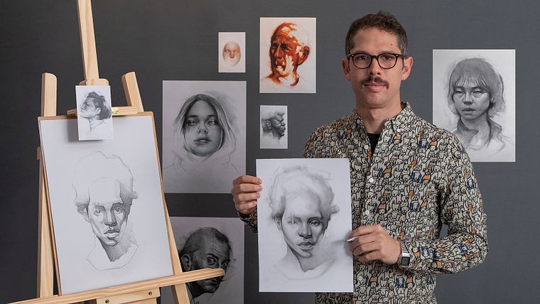 Pencil Portraits: Light, Shadow, and Proportion
