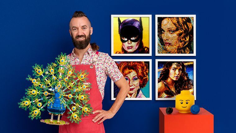 Construction de sculptures réalistes en LEGO