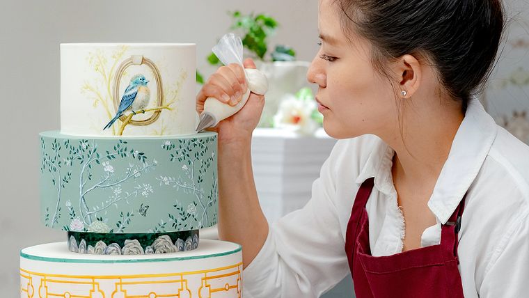 Art comestible : techniques de cake painting