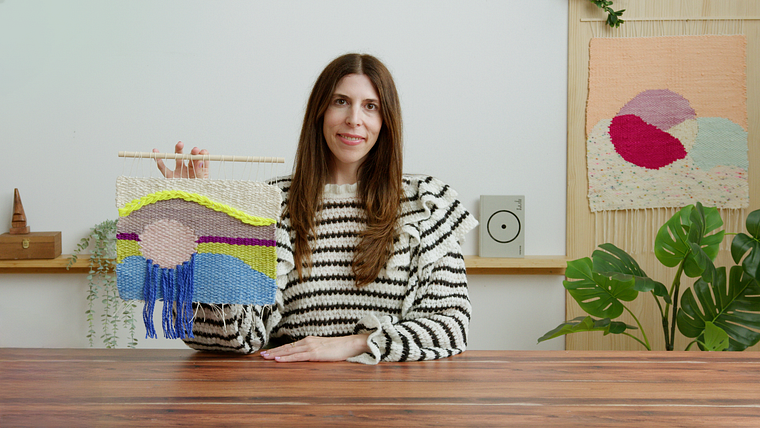Weaving for Beginners: Bold Colors and Organic Patterns