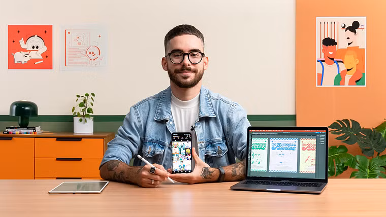 Erstellung informativer Illustrationen für soziale Medien