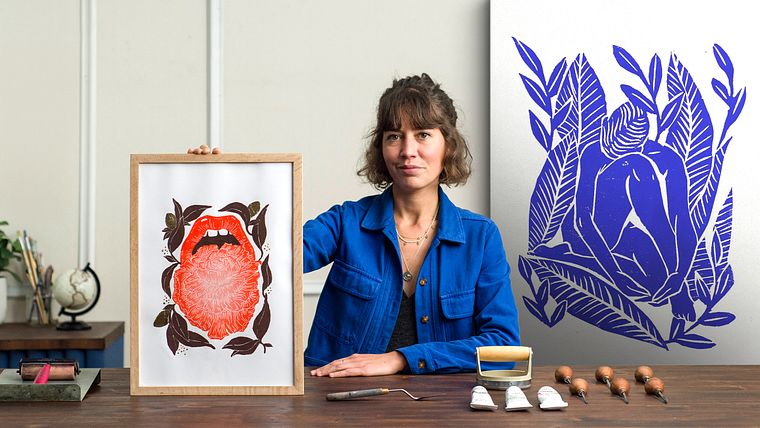 Introduction to Linocut Printing: Create Poetic Prints