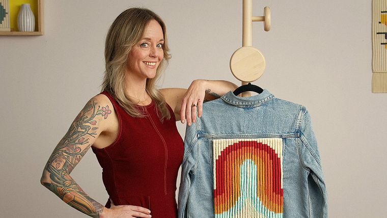 Macramè: giacche di jeans con nodo parlato