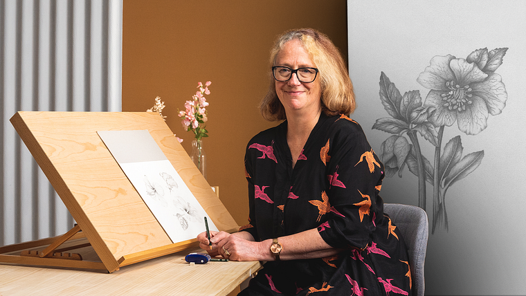 Die Kunst des botanischen Zeichnens mit Graphitstifttechniken meistern