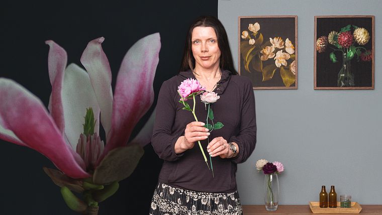 Cold Porcelain Flower Sculptures
