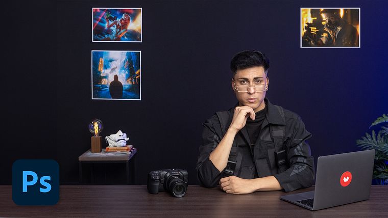 Composition de photographie figurative avec Photoshop
