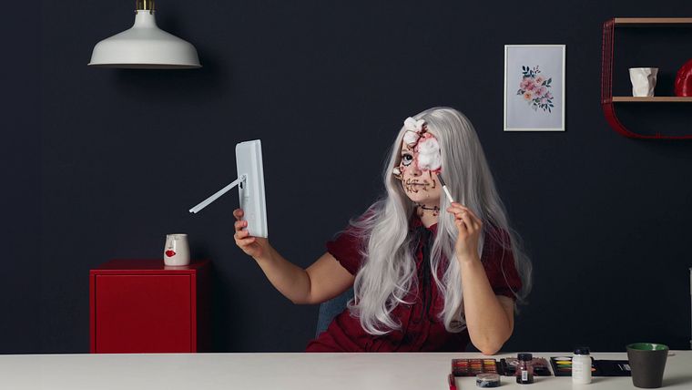 Maquiagem Protética 3D: Realismo em Fantasia