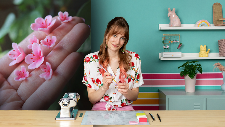 Polymer Clay Accessories: Create Botanical Flowers and Leaves