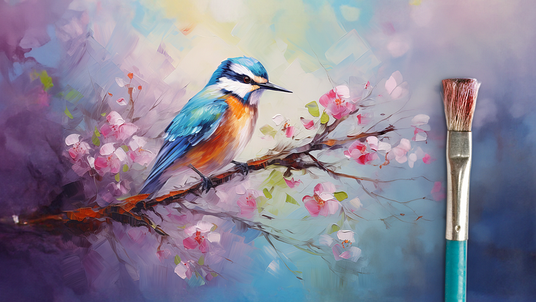 Specialization in Creative Illustration with Acrylic Paint